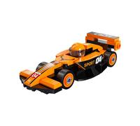 CaDa Mini Orange Circuit Racing Car 70 Piece Construction Set CaDa Multicolor