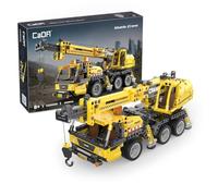 Cada Crane Truck Construction Game 658 Pieces Yellow