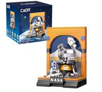 CaDA NASA Apollo 11 Lunar Module Display Scene - 206 Pieces - Self-Build Brick Building Block Model C56043W