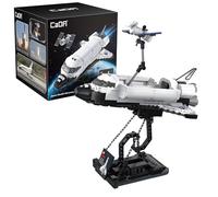 CaDA NASA Space Shuttle Discovery with Satellite - 475 Pieces - Self-Build Brick Building Block Model C56051W