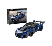 CaDa Night Flash Black And Blue Sports Car 162 Pieces