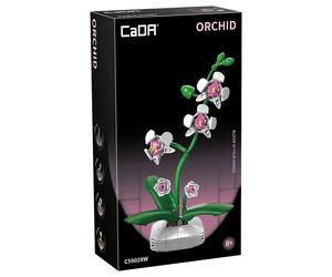 CaDA Orchid Building Set 237 Pieces Potted Flower Display Model Ages 8+