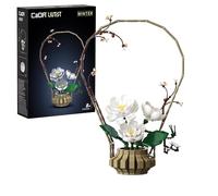 CaDA Oriental Winter Floral Art - 990 Pieces - Self-Build Brick Building Block Model C59026W