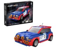CaDA Renault 5 Maxi Turbo Rally Car - 282 Piece Brick Model Kit C51095W | Officially licensed model of the Renault rally car