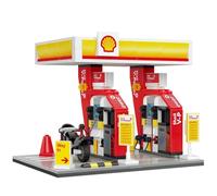 CaDA C66028W Shell Retail Petrol Station Brick Model 305pcs