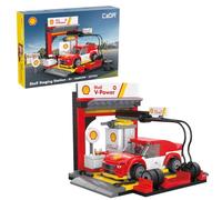 CaDA Shell Pit Stop Staging Station - 237 Piece Brick Model Kit C66035W