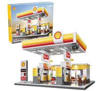 CaDA C66026W Shell Garage Petrol Station Brick Model 1309pcs