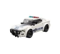 CaDA Small Midnight Pursuit Police Car - 156 Piece Brick Model Kit C55063W | A quick and easy build ideal for fans of city vehicles