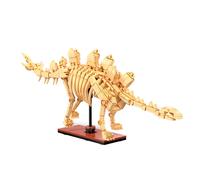 CaDA Stegosaurus Skeleton Display Dinosaur Fossils - 297 Pieces - Self-Build Brick Building Block Model C59012W