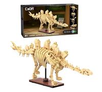 CaDA Stegosaurus Skeleton Display Dinosaur Fossils - 297 Pieces - Self-Build Brick Building Block Model C59012W