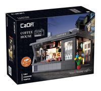 CaDA Japanese Street Coffee House Building - 768 Pieces - Self-Build Brick Building Block Model C66005W
