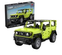 CaDA Suzuki Jimny 1:12 Off-Road Car - 579 Piece Brick Model Kit C51201W | Detailed model of the iconic small Japanese 4x4 off-roader