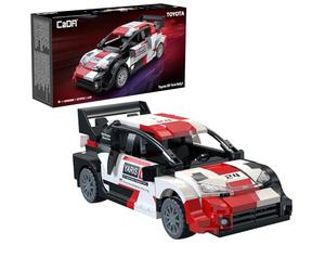 CaDA Toyota GR YARIS Rally 1 Car - 317 Piece Brick Model Kit C55039W | Officially licenced model of the Toyota rally vehicle