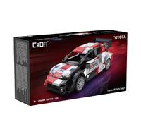 CaDa Toyota GR Yaris Rally 1 Car 317 Piece Construction Set CaDa Multicolor