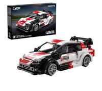 CaDA Toyota GR YARIS Rally 1 Car - 330 Piece Brick Model Kit C51096W | Officially licenced car with added radio control functionality