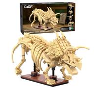 CaDA Triceratops Dinosaur Skeleton - 272 Piece Brick Model Kit C59013W