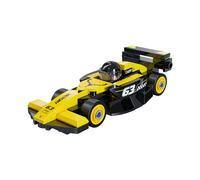 CaDA Yellow Mini Circuit Racing Car - 70 pcs - Self-Build Brick Building Block Model C55107W