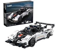 CaDA Z-Wind Supercar - 457 Pieces - Self-Build Brick Building Block Model C51054W