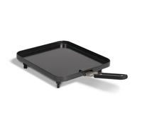 Cadac Flat Grill Plate with Handle 2 Cook 3 Camping Stove, Black