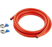 3m LPG Gas Hose with Clamps, 8mm Diameter, 10 Bar Pressure