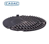 Cadac BBQ Grid 30, Black Ceramic GreenGrill Coating, 28cm Cooking Surface, Interchangeable Grill Surface for Safari Chef 30, with Storage Bag and Grease Drainage