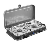 CADAC CAMPING COOKER 2 COOK 2 PRO DELUXE QR DOUBLE BURNER HOB STOVE GRILL PLATES