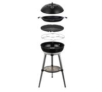 Cadac Carri Chef 40 BBQ Paella Pan QR, Portable Gas BBQ Grill, 39cm Ceramic GreenGrill Grid, Dual Height Legs, with Paella Pan, Dome Lid, Storage Bag, 2026 Model