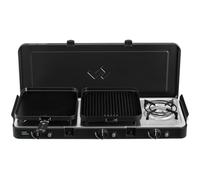 Cadac Portable Stove 3 Cook Turbo FFD QR - Gas Powered with Butane, Propane - 3 Burner, Innovative, Includes Storage Bag