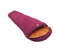 Cadair 250 Sleeping Bag for Adults (Amazon Exclusive), 3 Season Mummy Design Holds Insulation, Breathable, Cosy Lining Fabric, Smaller Pack Size for Camping Trips, Backpacking, Hiking, Raspberry