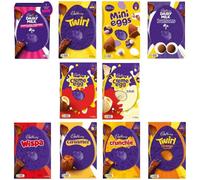 Cadbary Easter Egg Chocolate Variety Pack Any 5 - Twirl, Mini Eggs, Buttons, Creme Egg, Wispa, Caramel, Crunchie, Marvellous Creation, Twirl Orange, White Creme