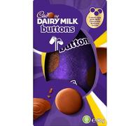 Cadbery Dairy Milk Buttons Easter Egg with Milk Chocolate Buttons Inside, 90g - For Easter Best gift