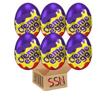 Cadbry Chocolate Creme Egg 40g By SSN Spark Systems Network (6x Creme Eggs)