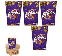 Cadbry Eclairs Chocolate Carton 350g, Caramels with milk chocolate centres, By SSN Spark Systems Network (4x Box)