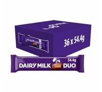 Cadburry Dairy Milk Duo, 36 x 54.4g Extra Smooth & All time Favourite Classic Dairy Milk Duo| NAEM