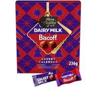 Cadburry Dairy Milk Lotus Biscoff Chocolate Chunk Advent Calendar 236g | Christmas countdown with Cadbury Biscoff Advent Calendar 236g, 12 Chunks of Dairy Milk & 12 Chunks with Crunchy Lotus Biscoff