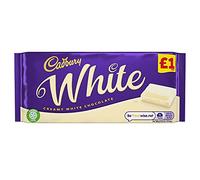 Cadbury £1 Priced Marked Single Chocolate Bar 90g (White Chocolate)