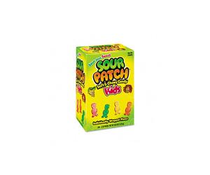 Cadbury Adams 43147 Sour Patch Fruit Flavored Candy Grab-and-Go 240 Pieces/Box