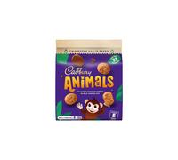 Cadbury Animals Mini Biscuits Fun Animal Shaped Biscuits for Kids 5 199 g Snack Packs Pack of 1
