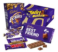 Cadbury "Best Friend" Chocolate Gift - Full Size Cadbury Chocolate Bars including Flake, Caramel, Twirl, Dairy Milk and More.