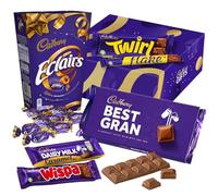 Cadbury "Best Gran" Chocolate Gift for Grandma - Full Size Cadbury Chocolate Bars including Flake, Caramel, Twirl, Dairy Milk and More. Mother's Day, Birthday, Easter gift for Gran