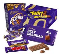 Cadbury "Best Grandad" Chocolate Father's Day Gift - Full Size Cadbury Chocolate Bars including Flake, Caramel, Twirl, Dairy Milk and More. Father's Day, Birthday, Easter gift for Grandad