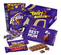 Cadbury "Best Mum" Chocolate Gift - Full Size Cadbury Chocolate Bars including Flake, Caramel, Twirl, Dairy Milk and More. Mother's Day, Birthday, Easter gift for Mum