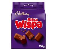 Cadbury Bitsa Wispa Chocolate Bag 110G (Pack Of 3) Perfect Treat For Sharing