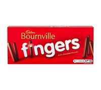 Cadbury Bournville Fingers Dark Chocolate Biscuits, Pack of 12 x 114g