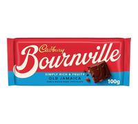 Cadbury Bournville Old Jamaica Dark Chocolate Bar, Rich Dark Chocolate With Rum & Raisin, 100 g (Pack of 1)