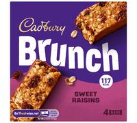 Cadbury Brunch Raisin Cereal Bars 4-Pack 112g