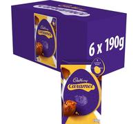 Cadbury Caramel Chocolate Easter Egg 190g, Box of 6