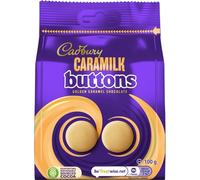 Cadbury Caramilk Buttons, Golden Caramel Chocolate, Sharing Bag, 100 g (Pack of 1)