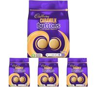 Cadbury Caramilk Buttons, Golden Caramel Chocolate, Sharing Bag, 100 g (Pack of 4)