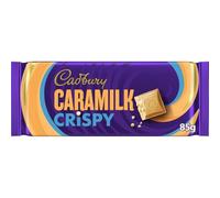 Cadbury Caramilk Crispy Golden Caramel Chocolate Bar with Crisped Rice 85 g
